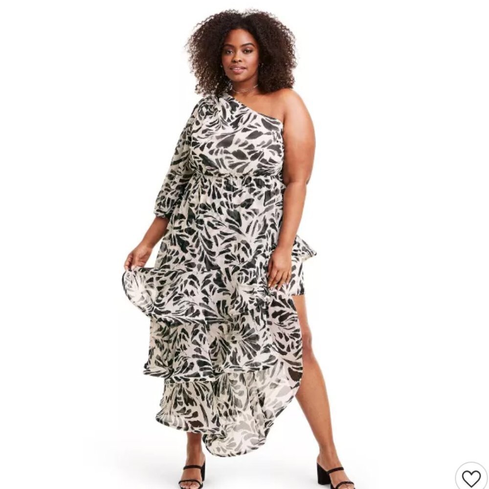 Botanical One Shoulder Dress -‎ ALEXIS x Target